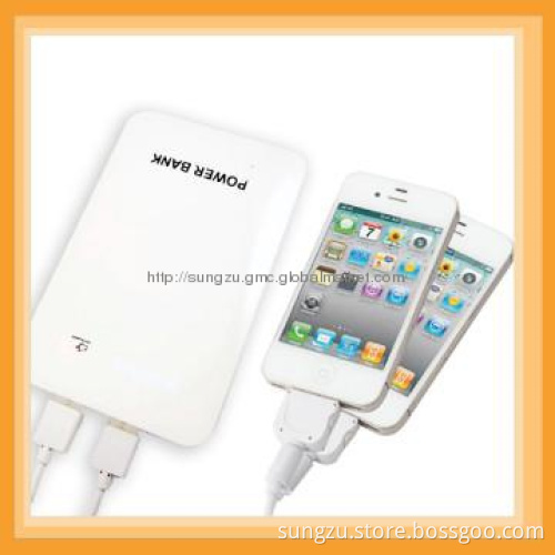 Lithium polymer battery power bank & usb mobile charger